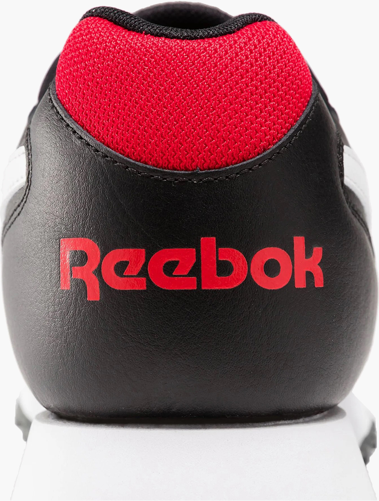 MyRunway | Shop Reebok Black White & Vector Red Glide Sneakers for